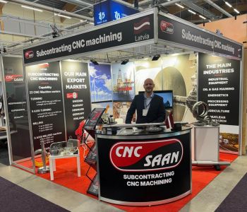 CNC SAAN PIEDALĪSIES IZSTĀDĒ “ELMIA SUBCONTRACTOR 2025